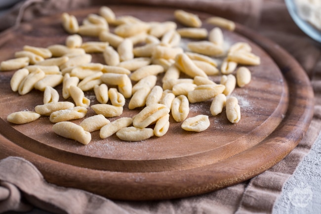 Homemade Cavatelli Pasta - Inside The Rustic Kitchen