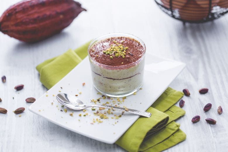 Pistachio tiramisu