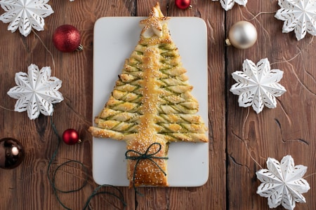 Puff Pastry Christmas Tree