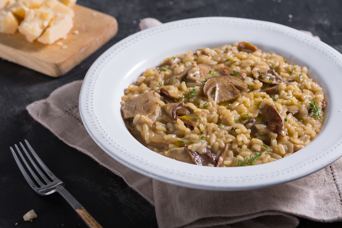 Mushroom Risotto with Dried Mushrooms