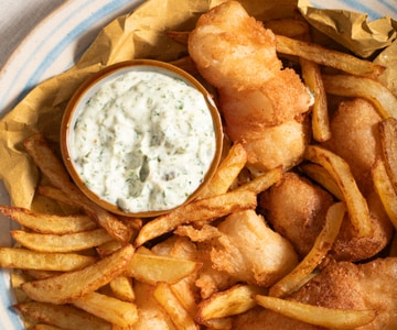 Crispy Fish and Chips