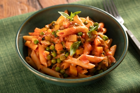 Pasta with Vegetable Ragù