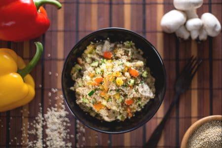 Quinoa with vegetables