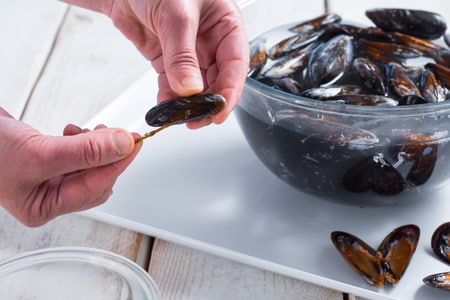 How to Clean and Open Mussels