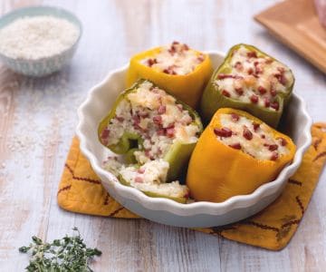 Stuffed Bell Peppers with Rice