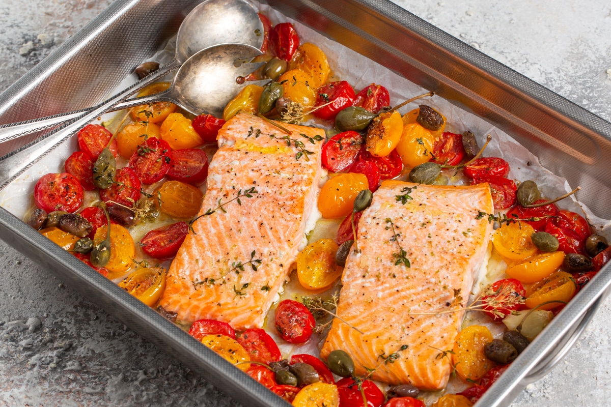 Mediterranean-style Salmon Fillets