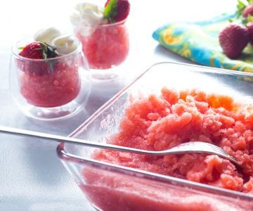 Strawberry Granita