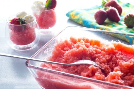 Strawberry Granita