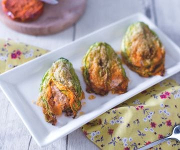 Baked Zucchini Flowers