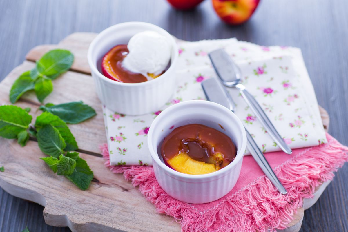 Caramelized Peaches