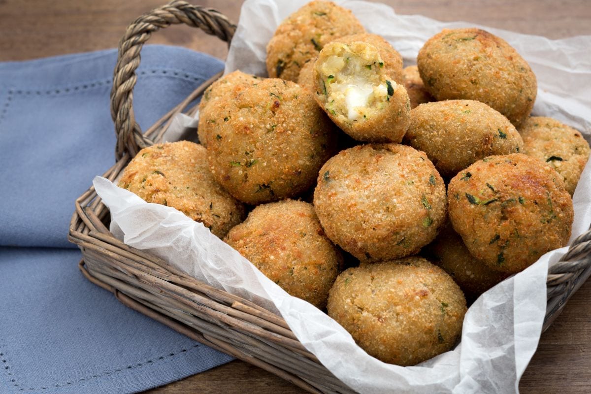 Quinoa, Zucchini, and Stracchino Bites