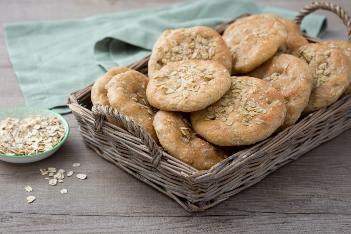 Oat Flakes Focaccias