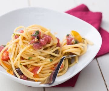 Pasta with Fresh Tuna