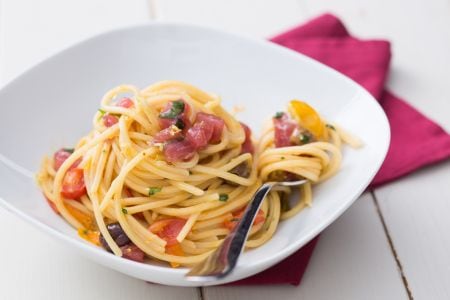 Pasta with Fresh Tuna