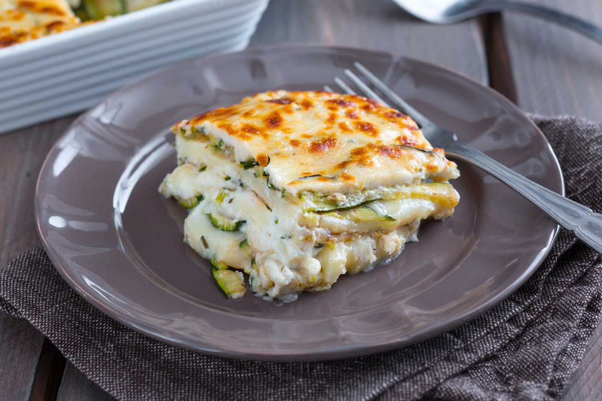 White Zucchini Parmigiana