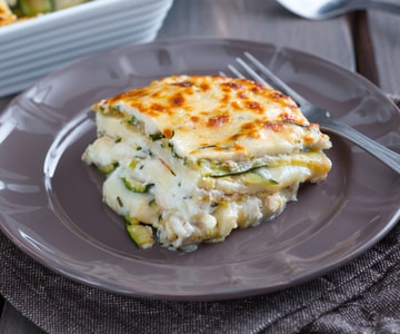 White Zucchini Parmigiana