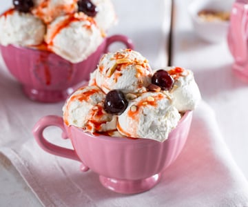 Easy Black Cherry Ice Cream