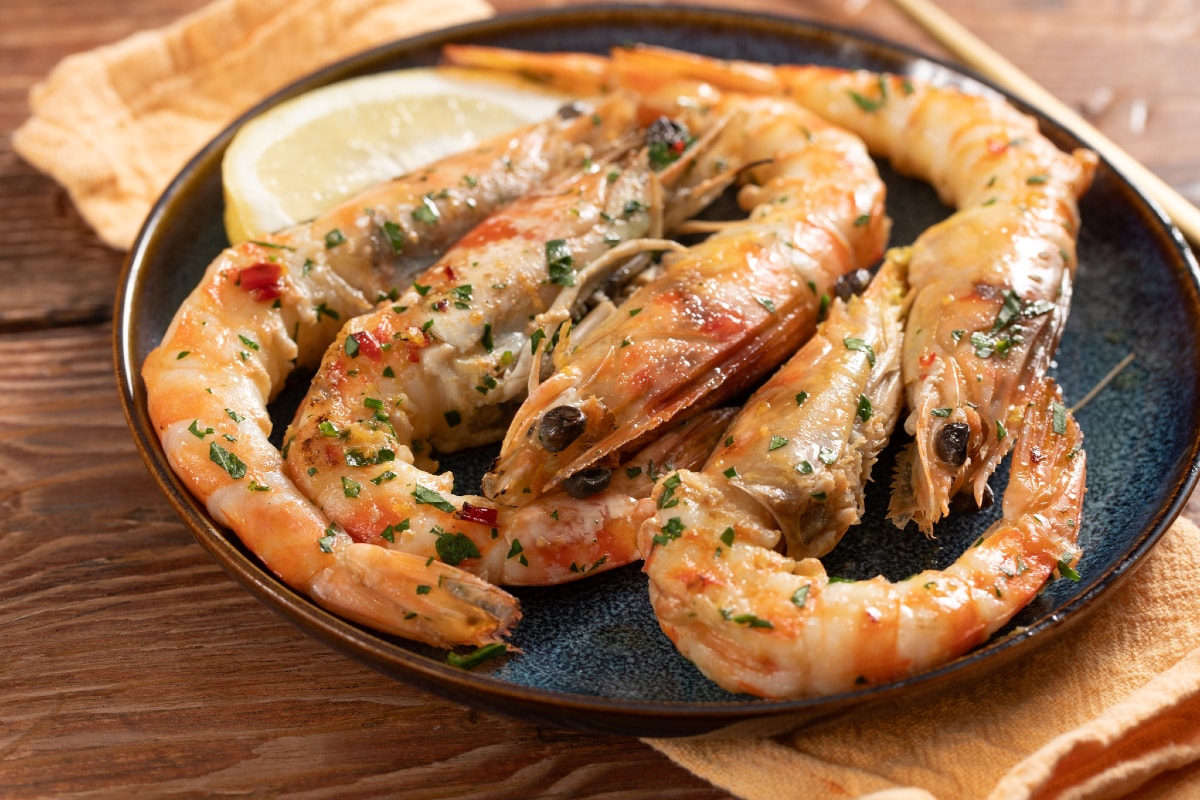 Pan-Seared Prawns