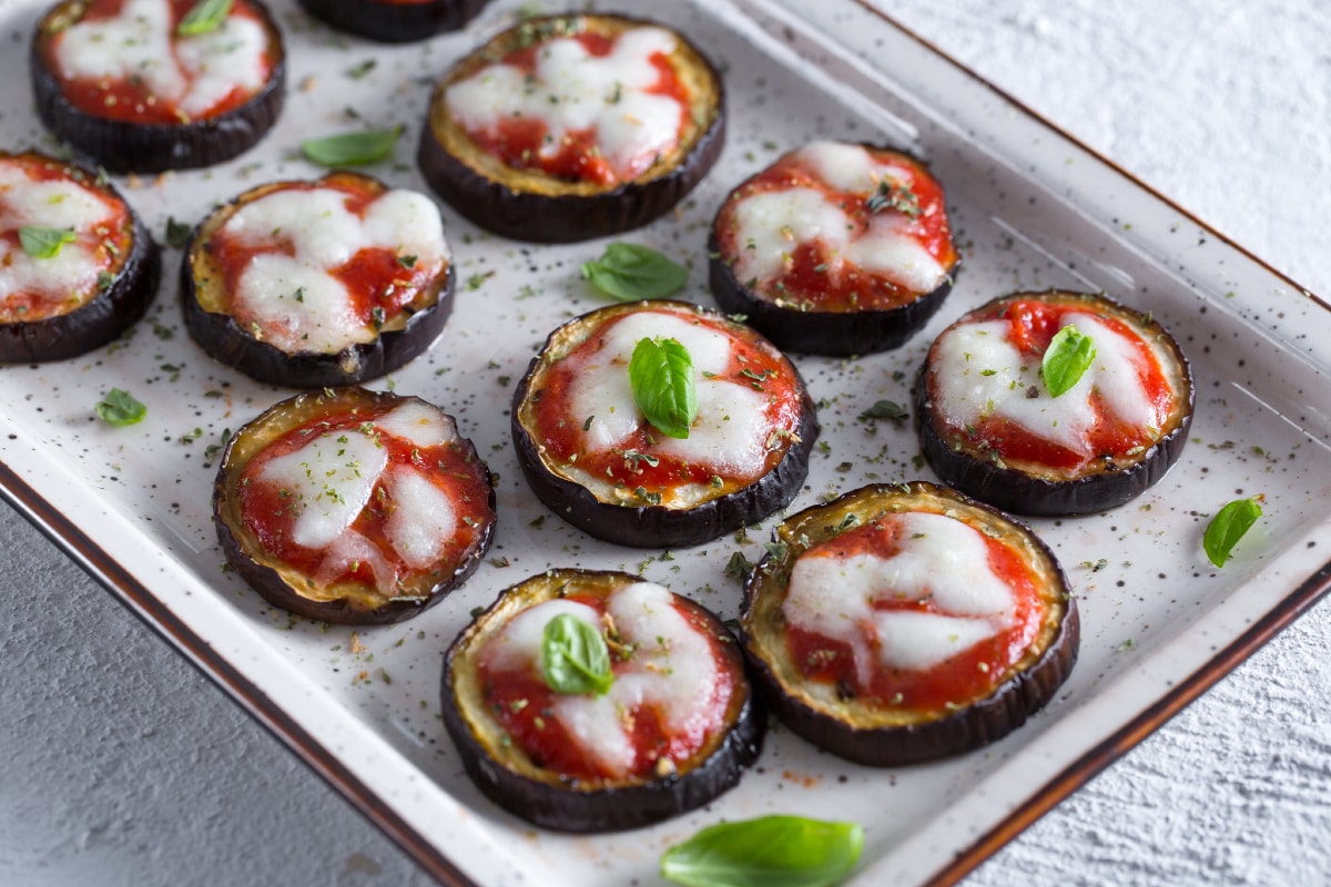 Eggplant Mini Pizzas