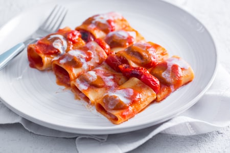 Paccheri with 3 Tomatoes