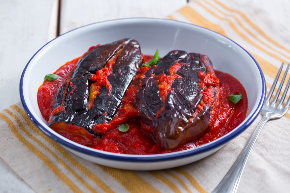 Stuffed Eggplants Calabrian Style