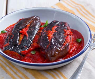 Stuffed Eggplants Calabrian Style