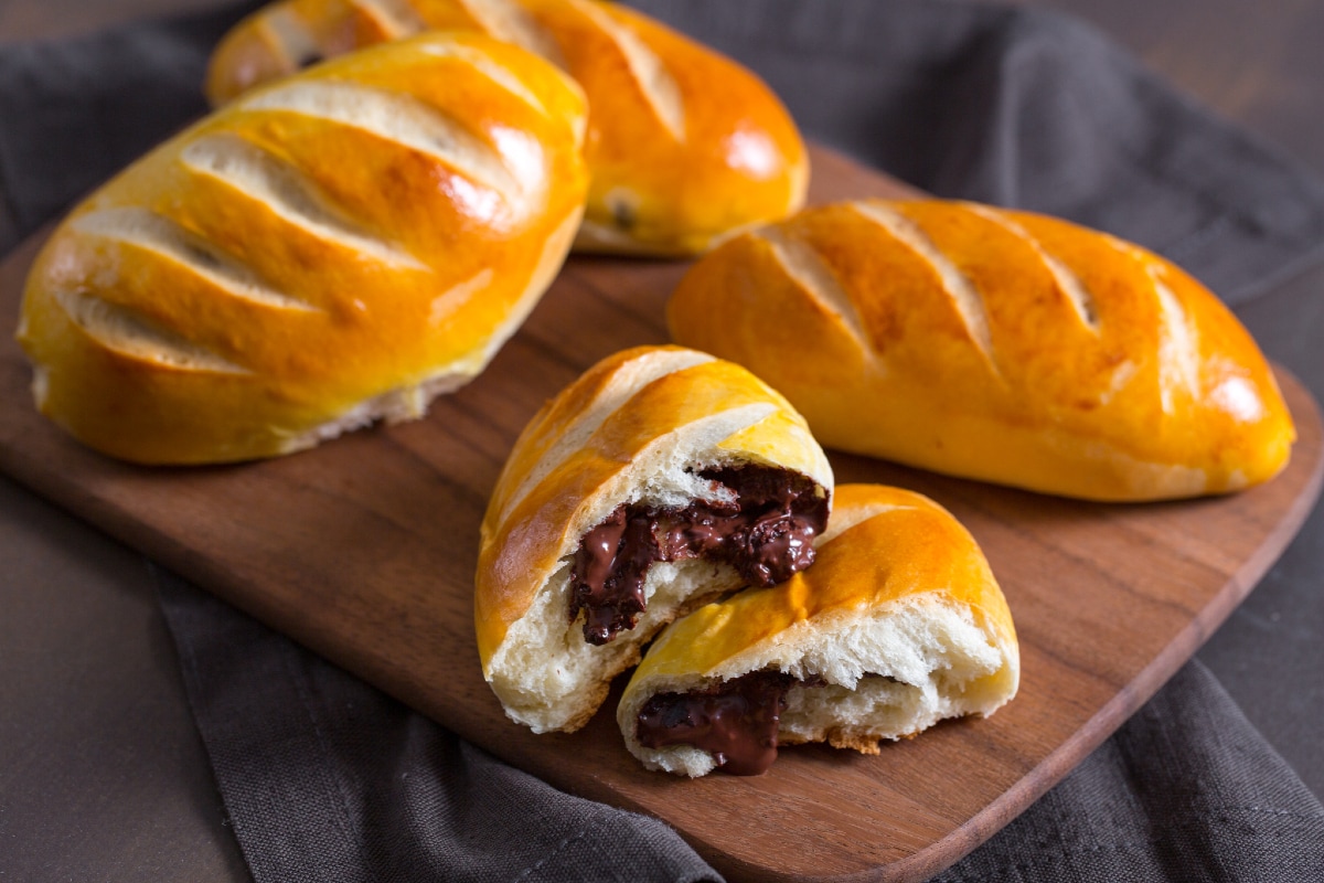 Chocolate Filled Buns Recipe