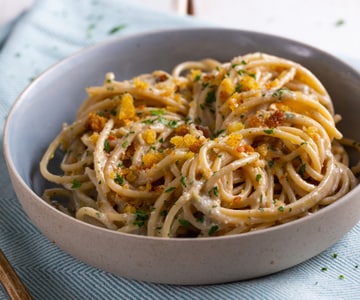 Pasta with Anchovy Cream