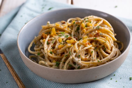 Pasta with Anchovy Cream