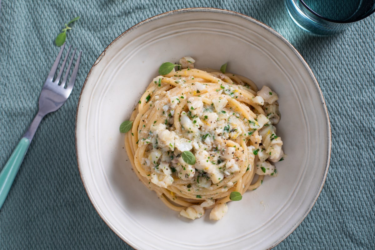 Pasta with White Fish Ragù