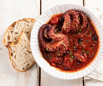 Polpo alla Luciana (Italian Stewed Octopus)