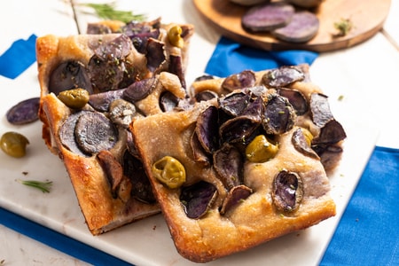 Purple Potato Focaccia