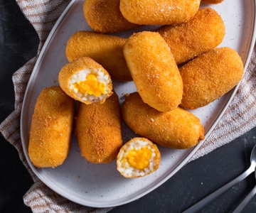 Four Cheese Rice Croquettes