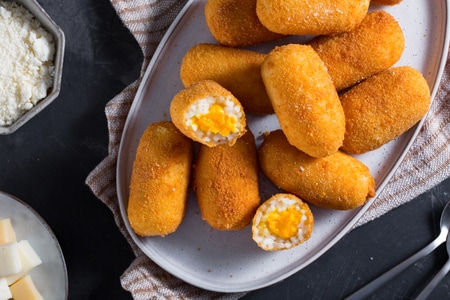 Four Cheese Rice Croquettes