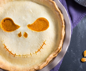 Pumpkin pie Jack Skellington