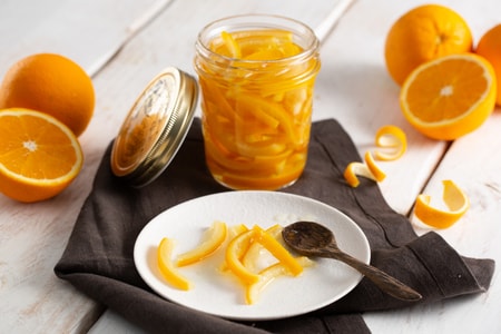 Candied Orange Peels