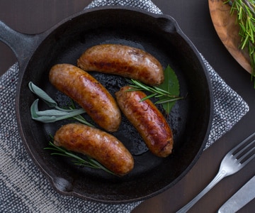 Sausage in the pan