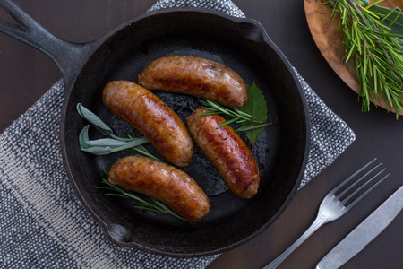 Sausage in the pan