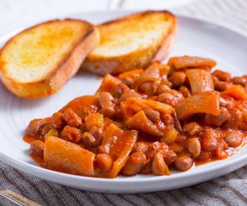 Beans with Pork Rinds (Fagioli con le Cotiche)