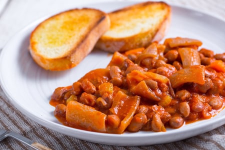 Beans with Pork Rinds (Fagioli con le Cotiche)