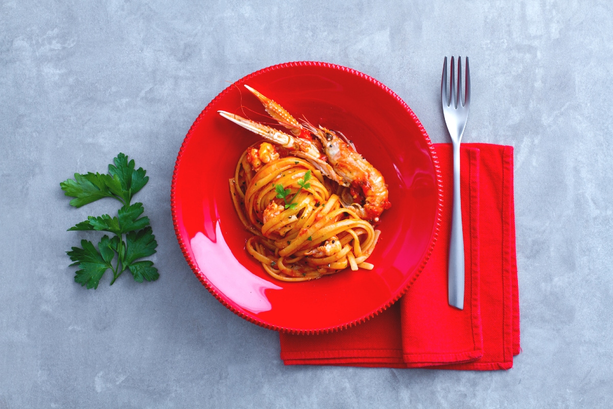 Linguine with Scampi