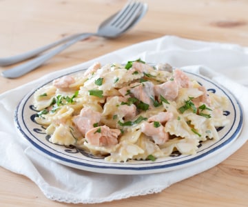 Fresh Salmon Farfalle