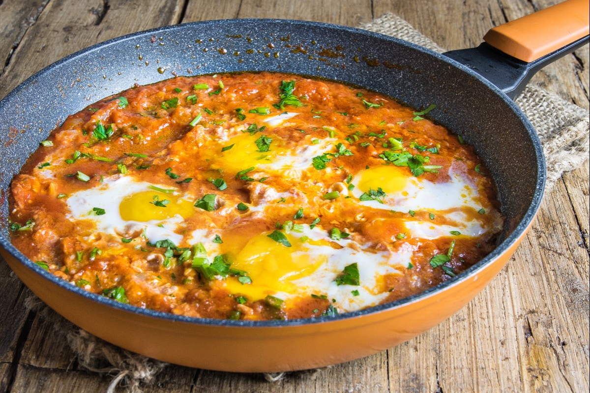 Eggs with Tomato Sauce