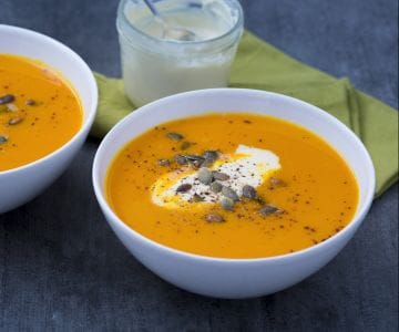 Pumpkin and Carrot Velouté