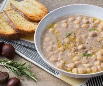 Chickpea and Chestnut Soup