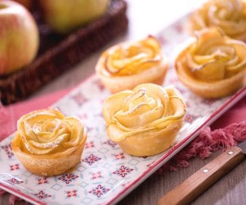 Apple Roses Puff Pastry