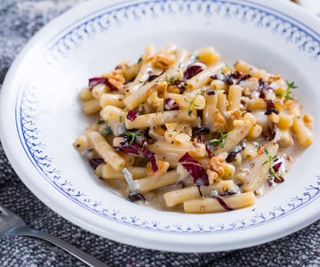 Pasta with Radicchio and Gorgonzola