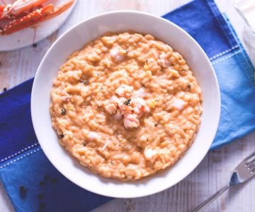 Risotto with Shrimp Cream