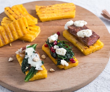 Rustic Polenta Crostini