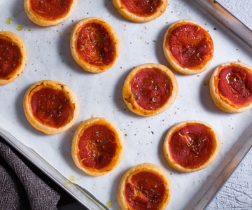 Puff Pastry Mini Pizzas